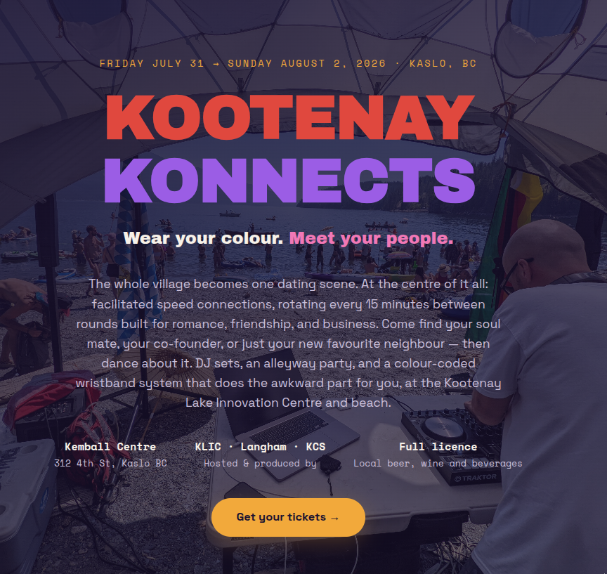 Kootenay Konnects poster